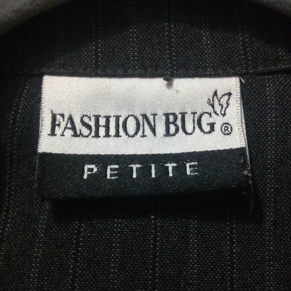 Pinstripe Zip-up Blazer - Picture 11 of 11